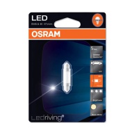 Автолампа галогенная OSRAM C5W FEST LED 4000K FESTOON T10,5X41 12V 1W (2шт.)