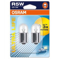 Автолампа галогенная OSRAM R5W ULTRA LIFE 12V 5W (2шт.)