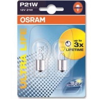 Автолампа галогенная OSRAM T10 W5W ULTRA LIFE 12V 5W  (2шт.)