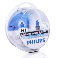 Автолампа галогенная PHILIPS DIAMONDVISION H1 12V 55W  (2шт.)