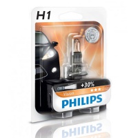 Автолампа галогенная PHILIPS H1 +30% 12V 55W  (2шт.)