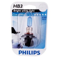 Автолампа галогенная PHILIPS HB3 CRYSTALVISION 12V 65W (2шт.)