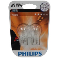 Автолампа галогенная PHILIPS W21/5W 12V 21/5W (2шт.)